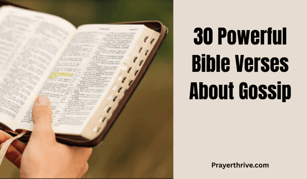 30 Powerful Bible Verses About Gossip