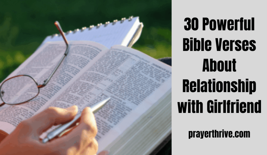 30 Powerful Bible Verses About Relationship with Girlfriend