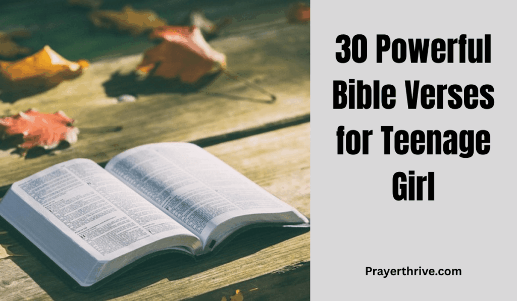 30 Powerful Bible Verses for Teenage Girl