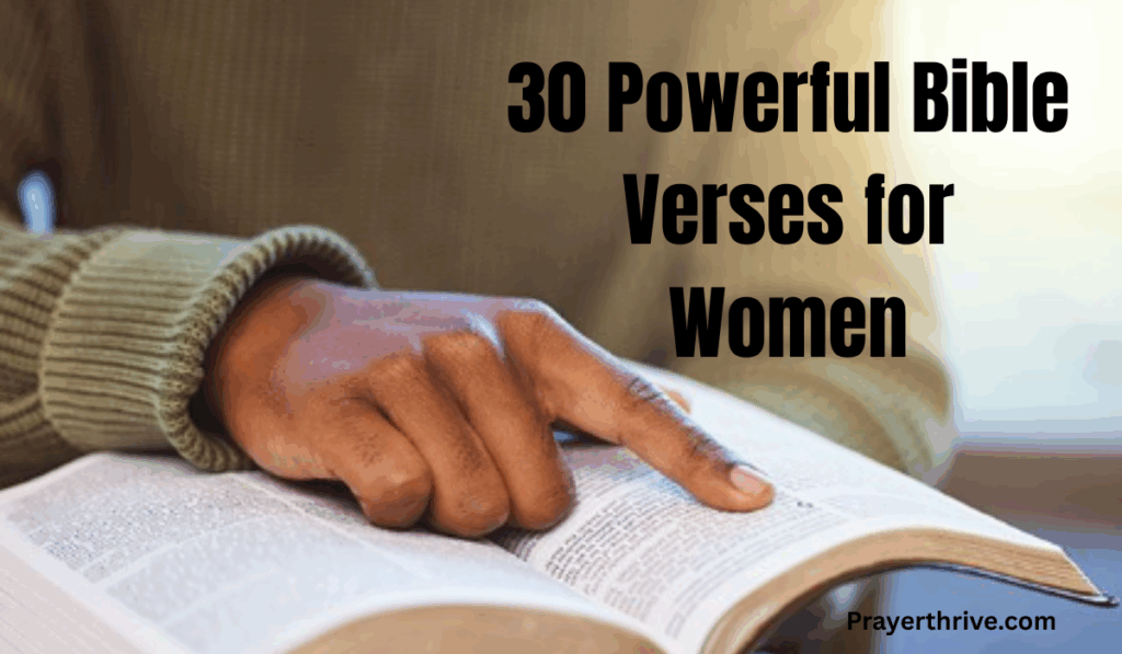 30 Powerful Bible Verses for Women