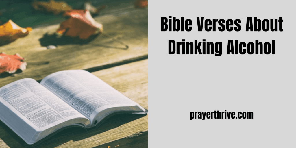 An open Bible beside a cup, symbolizing reflection on 75 bible verses about drinking alcohol and how Christians can apply God’s Word to life.