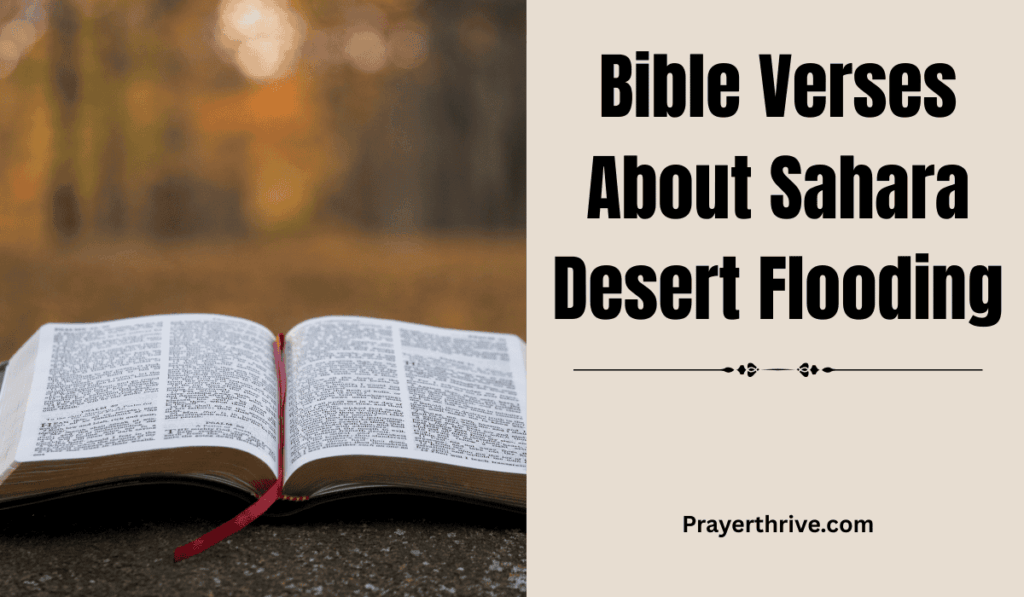 An open Bible displaying scripture, symbolizing living water and hope from Bible verses about sahara desert flooding.