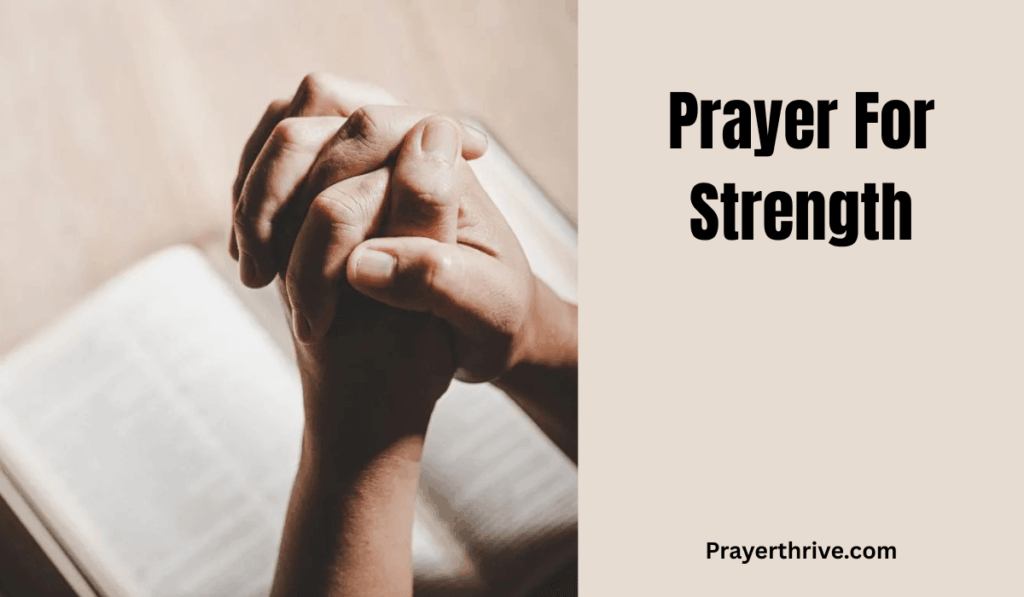 A serene morning scene with open hands lifted in prayer, representing hope and a heartfelt prayer for strength.