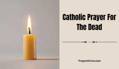 A peaceful candle-lit scene for reflection, symbolizing the Catholic prayer for the dead.