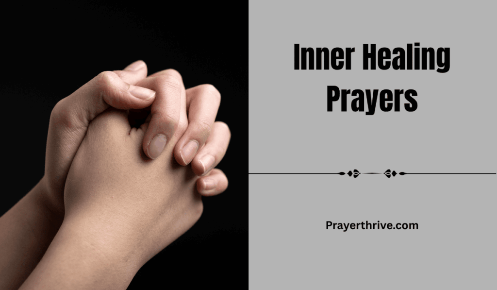 A pair of hands clasped in prayer with a soft light around them, symbolizing hope, restoration, and Inner Healing Prayers.