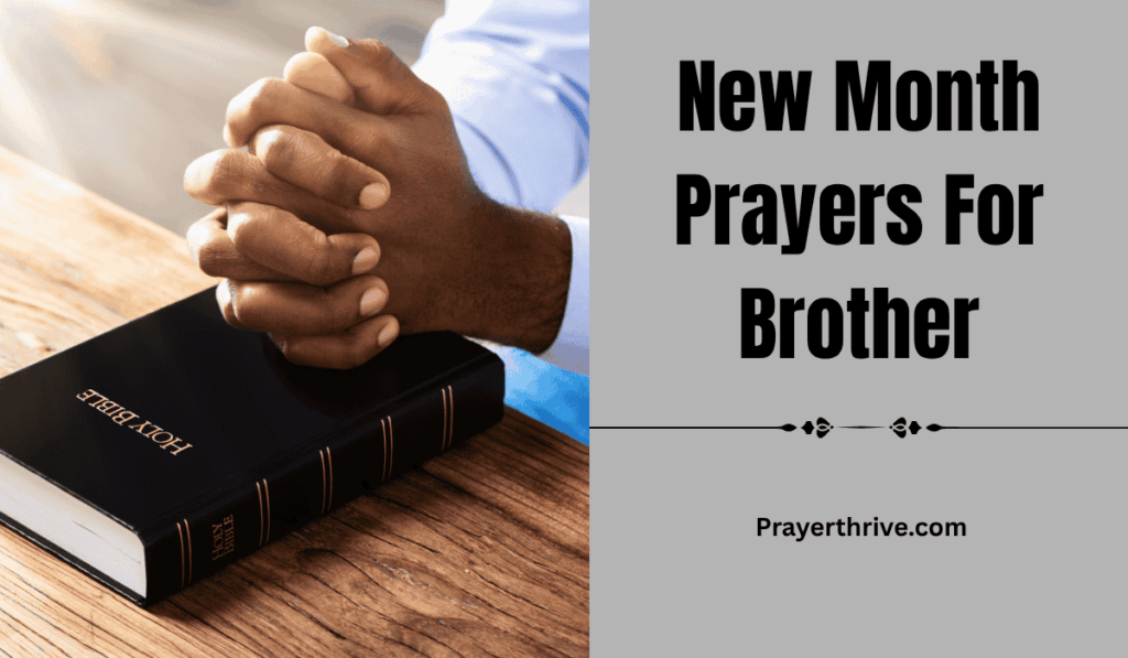 A brother kneeling in prayer at sunrise, welcoming the blessings of a new month with gratitude and hope, embodying the spirit of New Month Prayers For Brother.