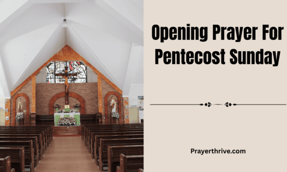 A serene morning chapel scene with sunlight streaming through stained glass, perfect for an opening prayer for pentecost sunday.