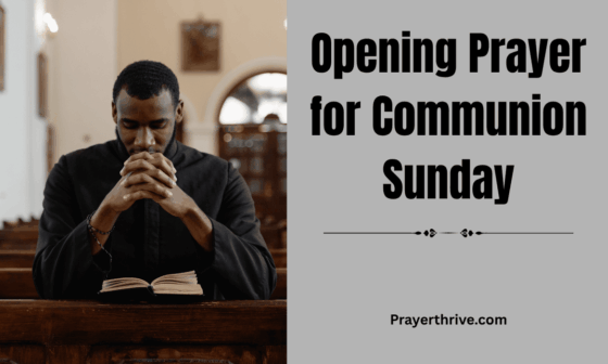 A peaceful church sanctuary where believers bow in reverence before Communion, reflecting quietly in an opening prayer for communion Sunday.