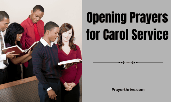 A congregation gathered in warm candlelight singing hymns and offering heartfelt opening prayers for carol service in joyful worship.