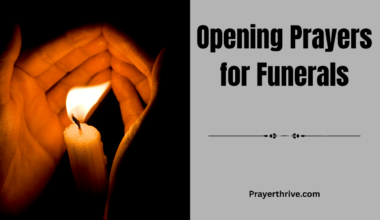 A soft candlelight glows beside a framed photo and white lilies at a funeral service, symbolizing peace, comfort, and the power of Opening Prayers for Funerals.