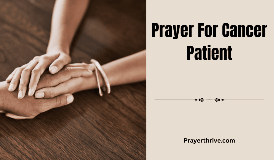 A person gently holding another’s hand in prayer, offering strength and comfort — a moving picture that reflects the power of prayer for cancer patient.