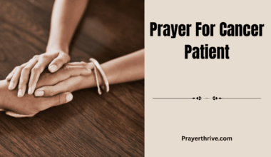 A person gently holding another’s hand in prayer, offering strength and comfort — a moving picture that reflects the power of prayer for cancer patient.