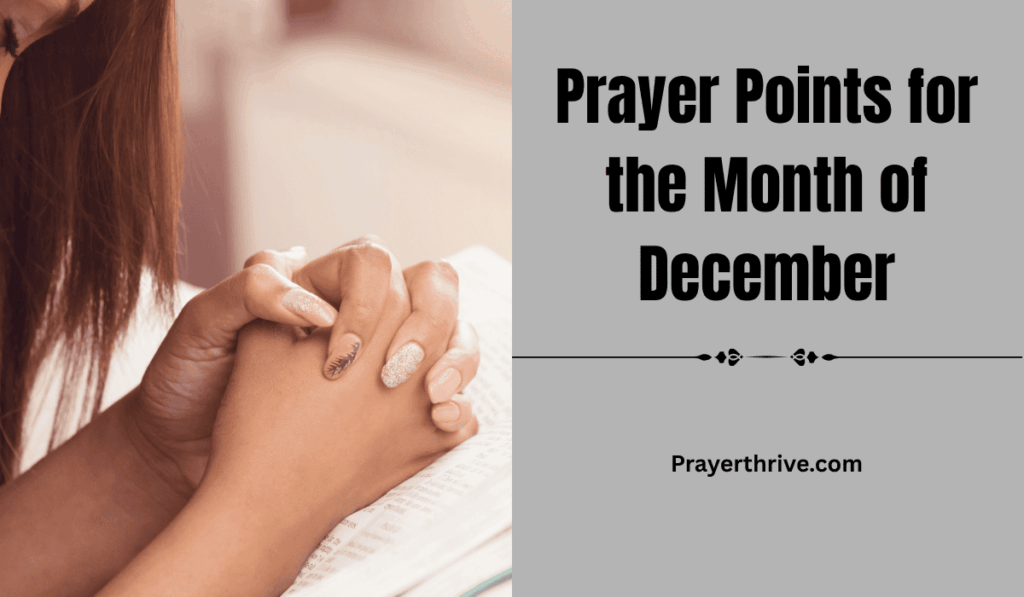 A serene December morning with sunlight streaming through a window, highlighting a Bible and notebook for reflection. The image inspires contemplation of Prayer Points for the Month of December.