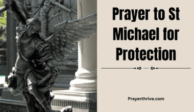 A serene depiction of St Michael the Archangel guarding a faithful believer, illustrating the power of the Prayer to St Michael for protection.