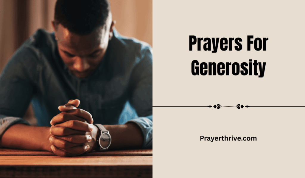 A person kneeling in quiet prayer, hands open toward heaven, reflecting a heart of giving and kindness in this collection of Prayers For Generosity.