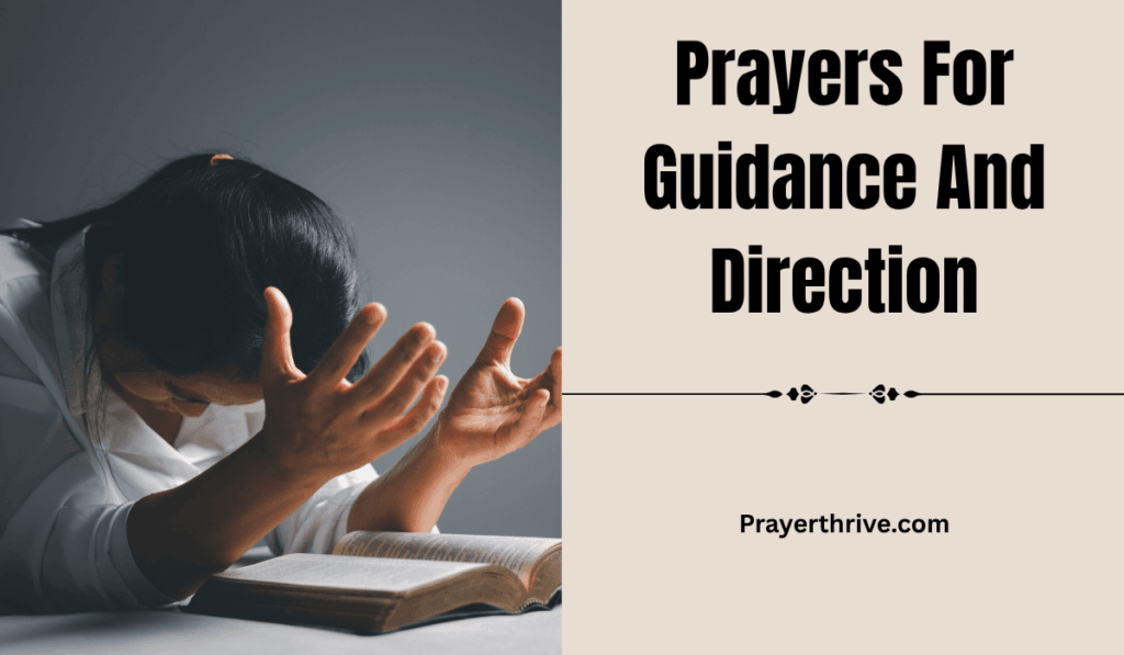 A person kneeling in quiet reflection at sunrise, seeking God’s wisdom and peace through heartfelt prayers for guidance and direction.