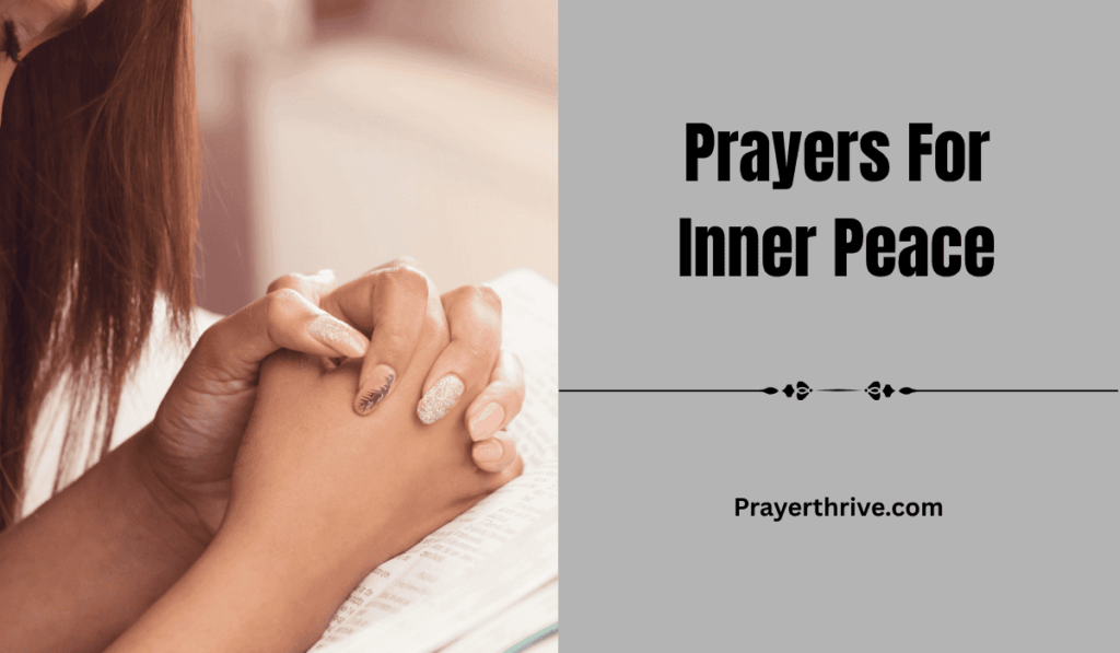 A pair of hands clasped in prayer, symbolizing Prayers For Inner Peace and a moment of spiritual calm.