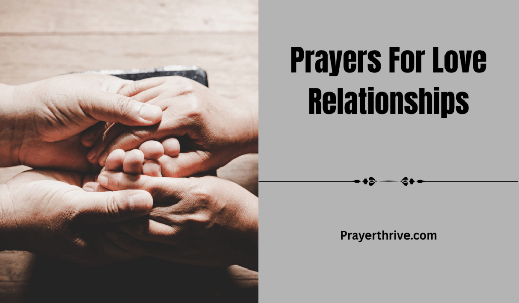 A couple holding hands in quiet devotion, praying together for God’s guidance and strength in their love, reflecting the beauty of prayers for love relationships.