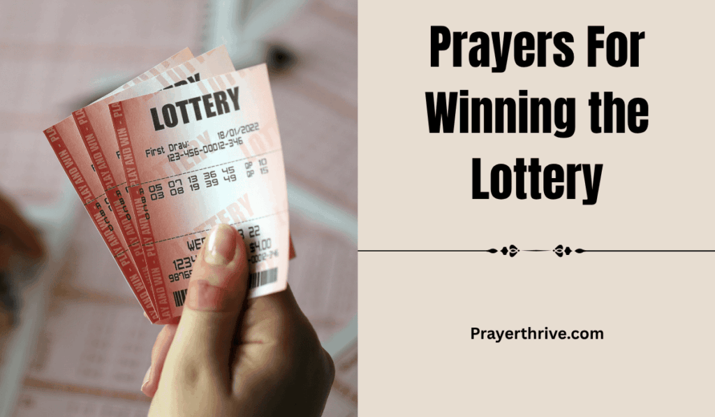 A person holds a lottery ticket in prayerful hands with eyes closed, trusting God’s timing, symbolizing hope and faith in Prayers For Winning the Lottery.