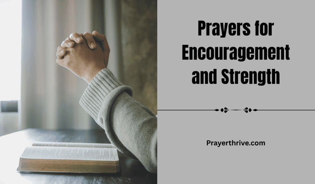 A peaceful morning scene of a person praying by the window, drawing hope and courage from heartfelt prayers for encouragement and strength.