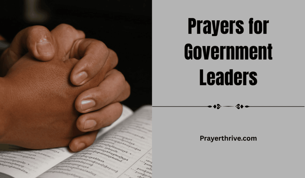 A praying hand lifted toward heaven, symbolizing faith, unity, and divine guidance through prayers for government leaders.