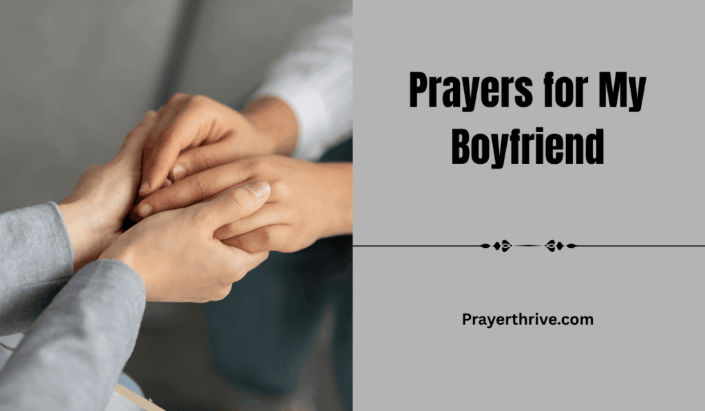 A young woman joyfully holding her boyfriend’s hands during his birthday celebration, whispering heartfelt prayers for my boyfriend as they give thanks to God together.