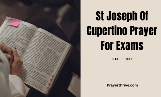 A serene study space with an open Bible and a candle, symbolizing faith and focus while invoking the St Joseph of Cupertino prayer for exams.