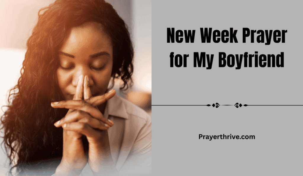 A woman praying with her hands lifted as sunlight streams through the window, symbolizing faith, love, and hope in a New Week Prayer for My Boyfriend.