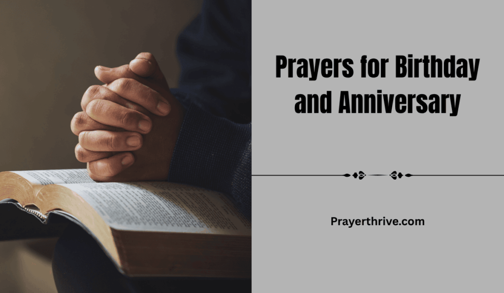 A peaceful moment of prayer with soft sunlight, reflecting on Prayers for Birthday and Anniversary.