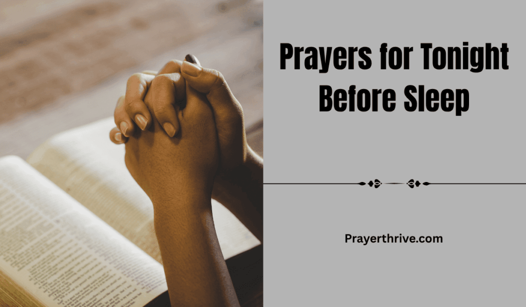 A peaceful bedroom at night with a glowing lamp, symbolizing calm reflection and Prayers for Tonight Before Sleep.